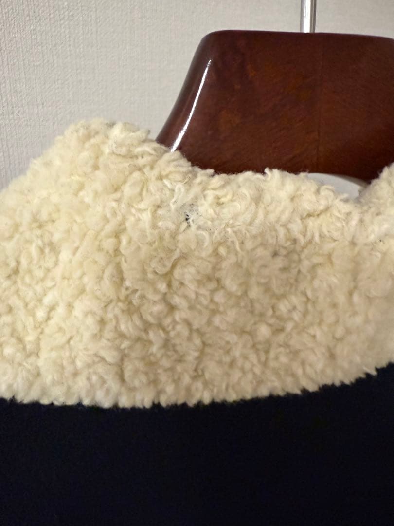 A.P.C./アーペーセー　襟ボア メルトンデッキジャケット