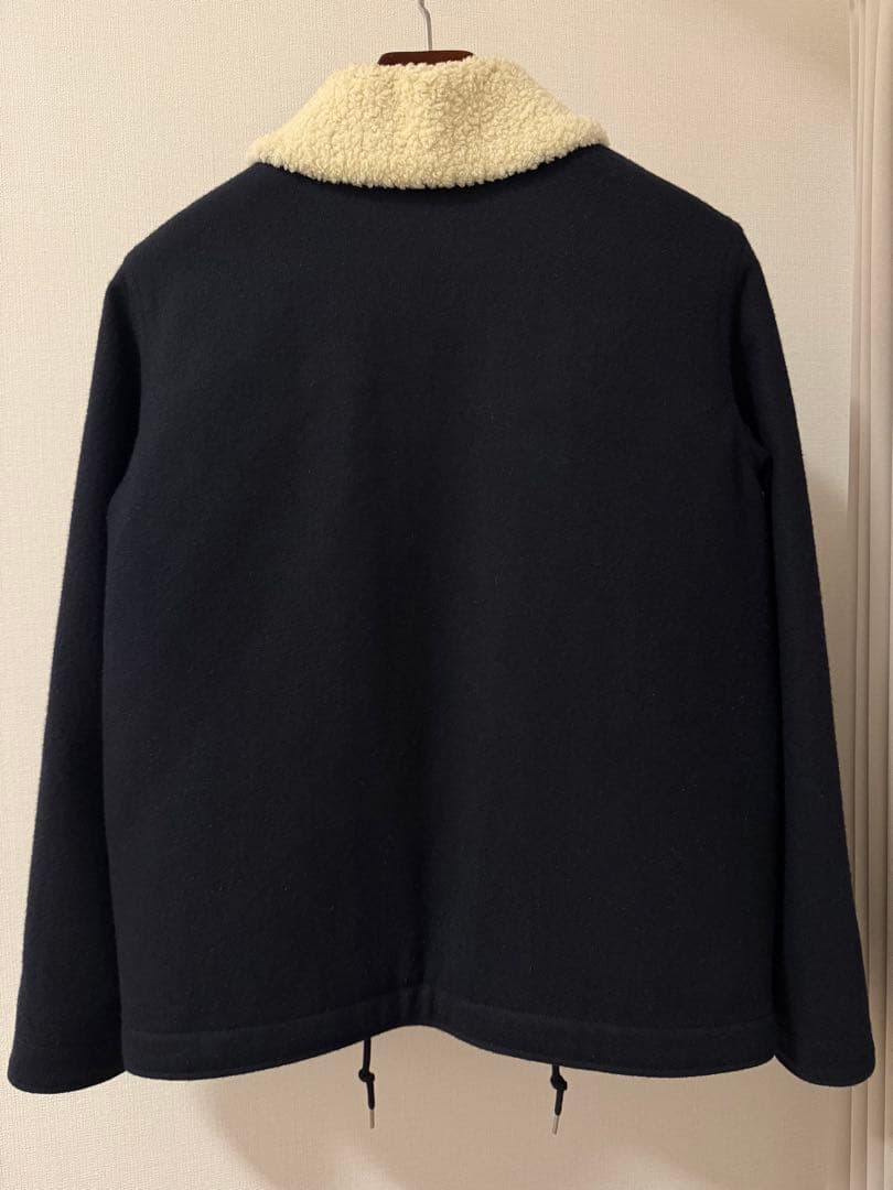 A.P.C./アーペーセー　襟ボア メルトンデッキジャケット