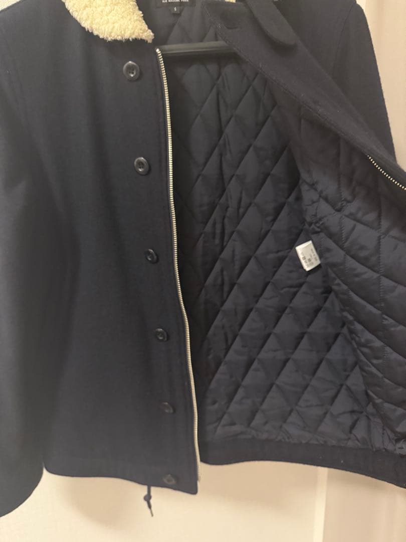 A.P.C./アーペーセー　襟ボア メルトンデッキジャケット