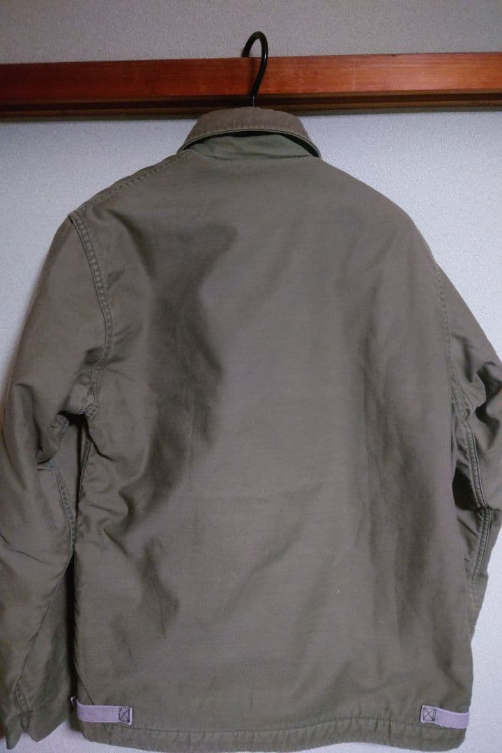 U.S.NAVY A-2デッキジャケット 古着 80s 米軍実物 美品 gf8