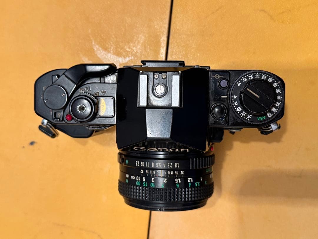 Canon A-1 + Canon lens FD50mm f1.8 レンズ