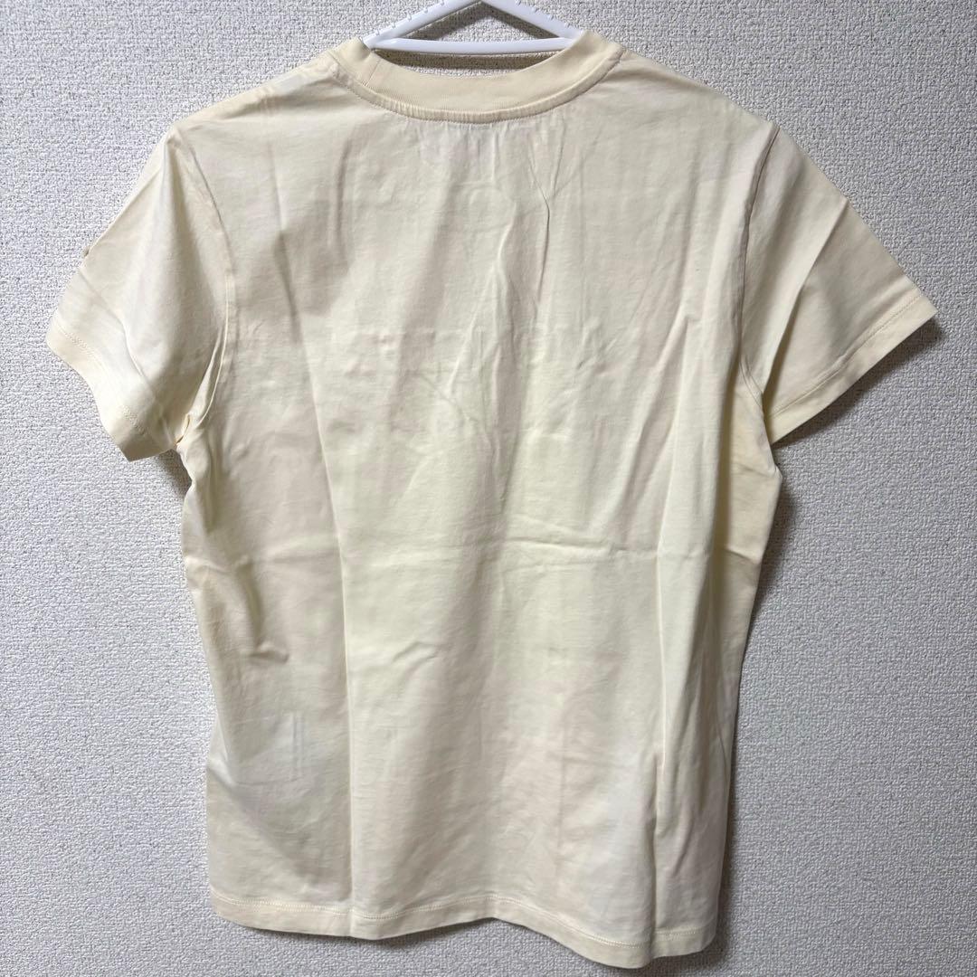 新品 モンクレール Tシャツ 2025 モンクレ ホワイトアイボリー