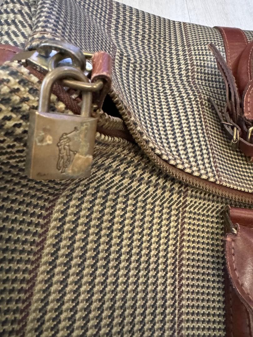 ⭐︎ポロ　ラルフローレン　2wayボストンバッグ　千鳥柄☆