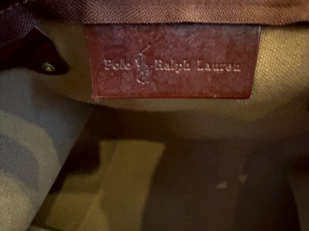 ⭐︎ポロ　ラルフローレン　2wayボストンバッグ　千鳥柄☆