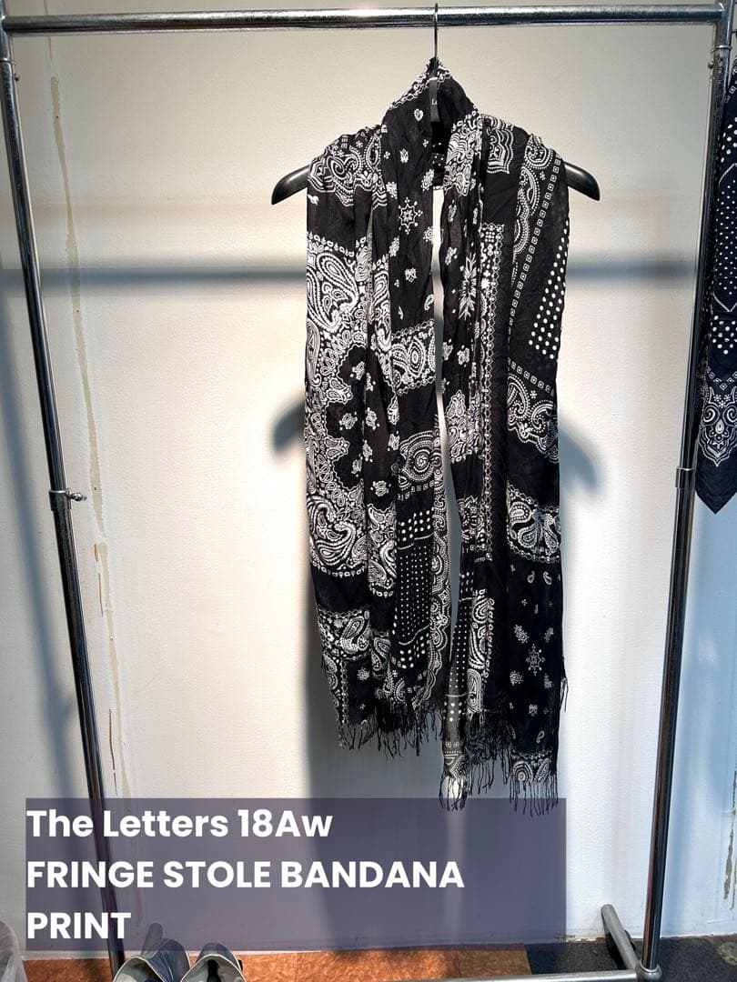 小物 The Letters 18SS STOLE -BANDANA PRINT-