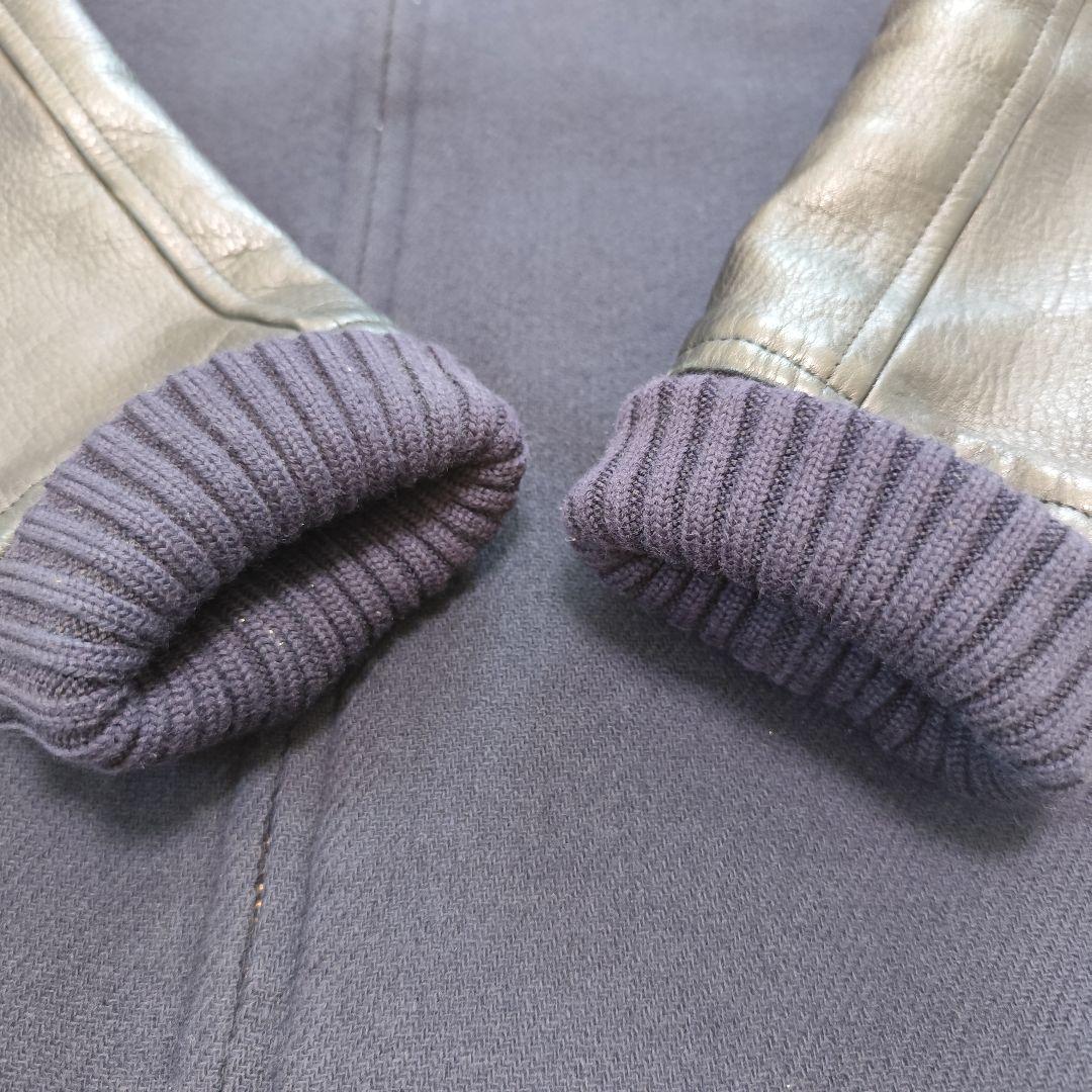 織*道様 RonHerman ロンハーマン スタジャン ウール×本革 M 定価1