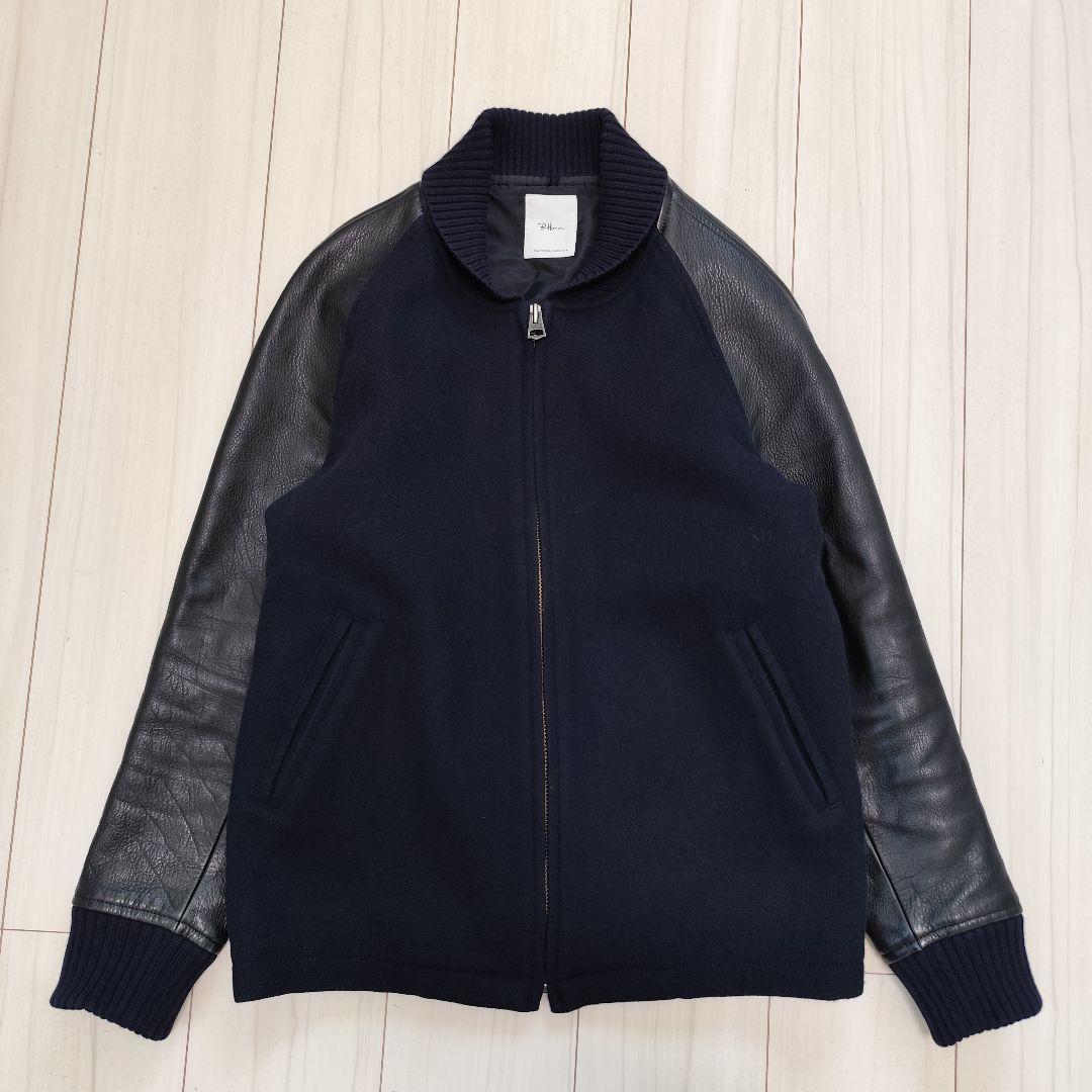 織*道様 RonHerman ロンハーマン スタジャン ウール×本革 M 定価1