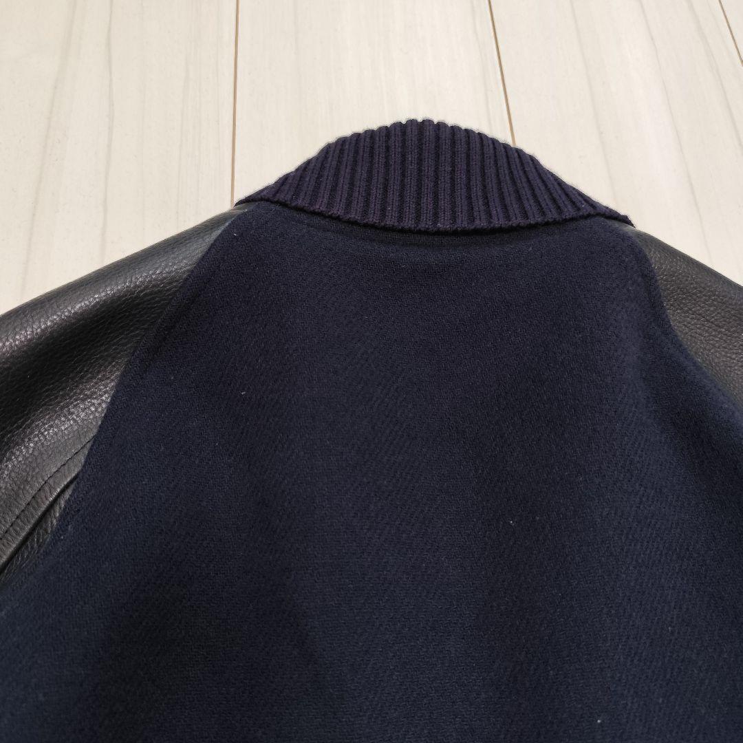 織*道様 RonHerman ロンハーマン スタジャン ウール×本革 M 定価1