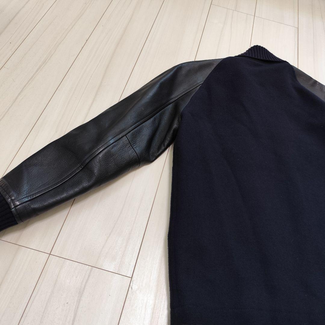 織*道様 RonHerman ロンハーマン スタジャン ウール×本革 M 定価1