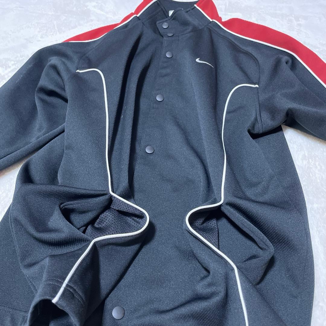 Nike ナイキ オールドジャージ上下 バスケット スナップボタン L M 刺繍