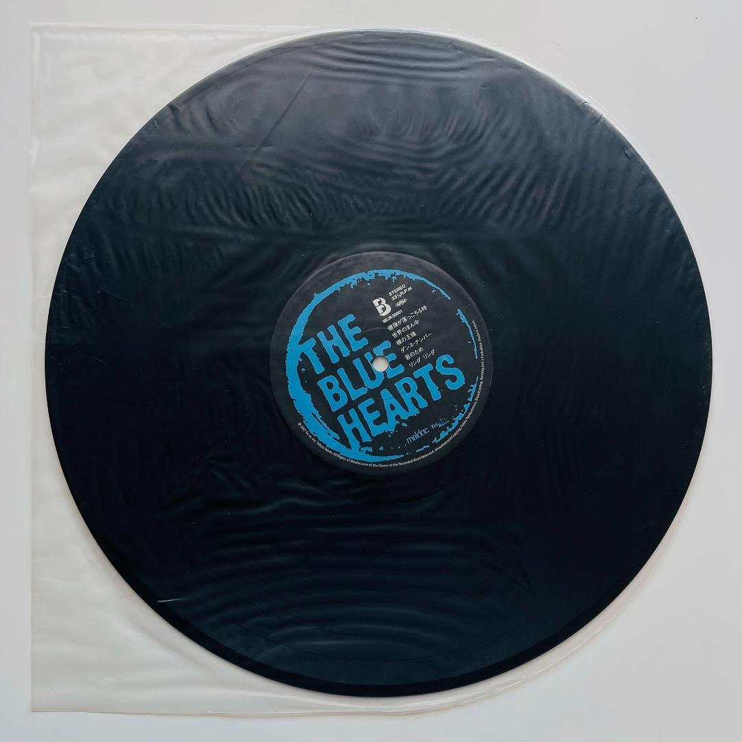 貴重帯付 レコード ステンシル ザ・ブルーハーツ THE BLUE HEARTS