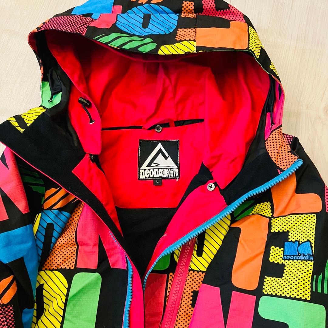 #2A✨大きいサイズESTIVO×neon✨スノボウェア 上下 レディースL