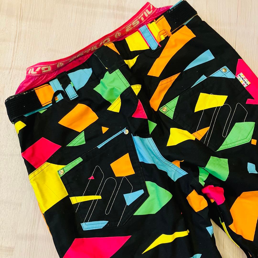 #2A✨大きいサイズESTIVO×neon✨スノボウェア 上下 レディースL