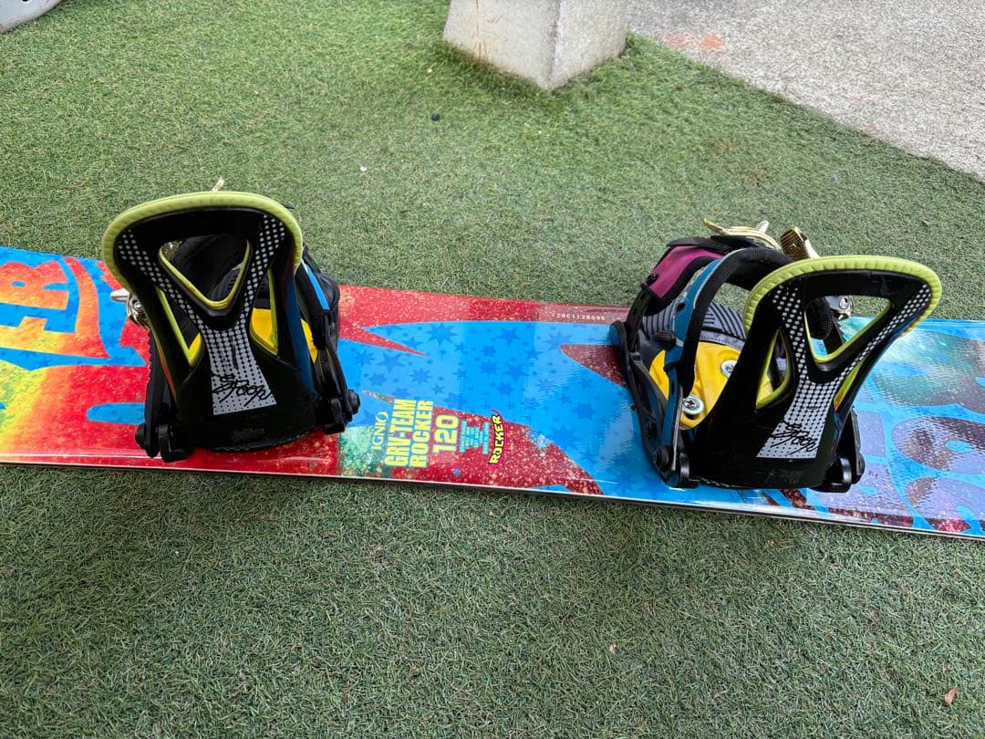 スノーボード2点セット IGNIO 120cm イグニオ キッズ 子供 ジュニア