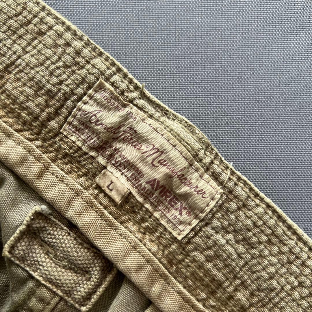 AVIREX アヴィレックス　ミリタリー　カーゴパンツ　ベルト　メンズ