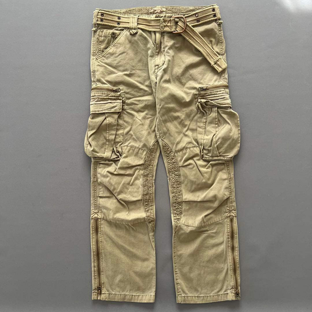 AVIREX アヴィレックス　ミリタリー　カーゴパンツ　ベルト　メンズ
