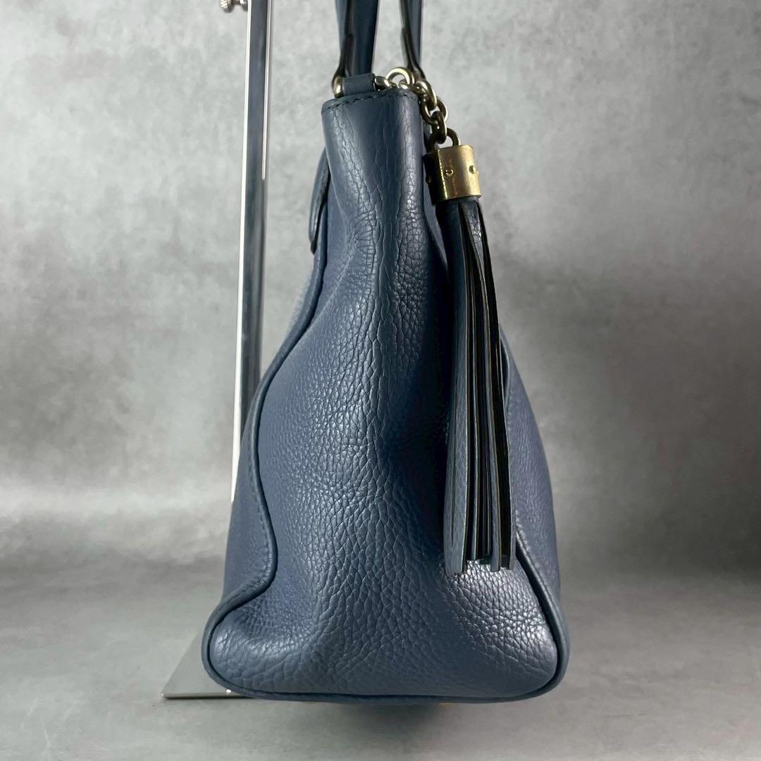 美品 GUCCI グッチ ソーホー トートバッグ ショルダーバッグ レザー