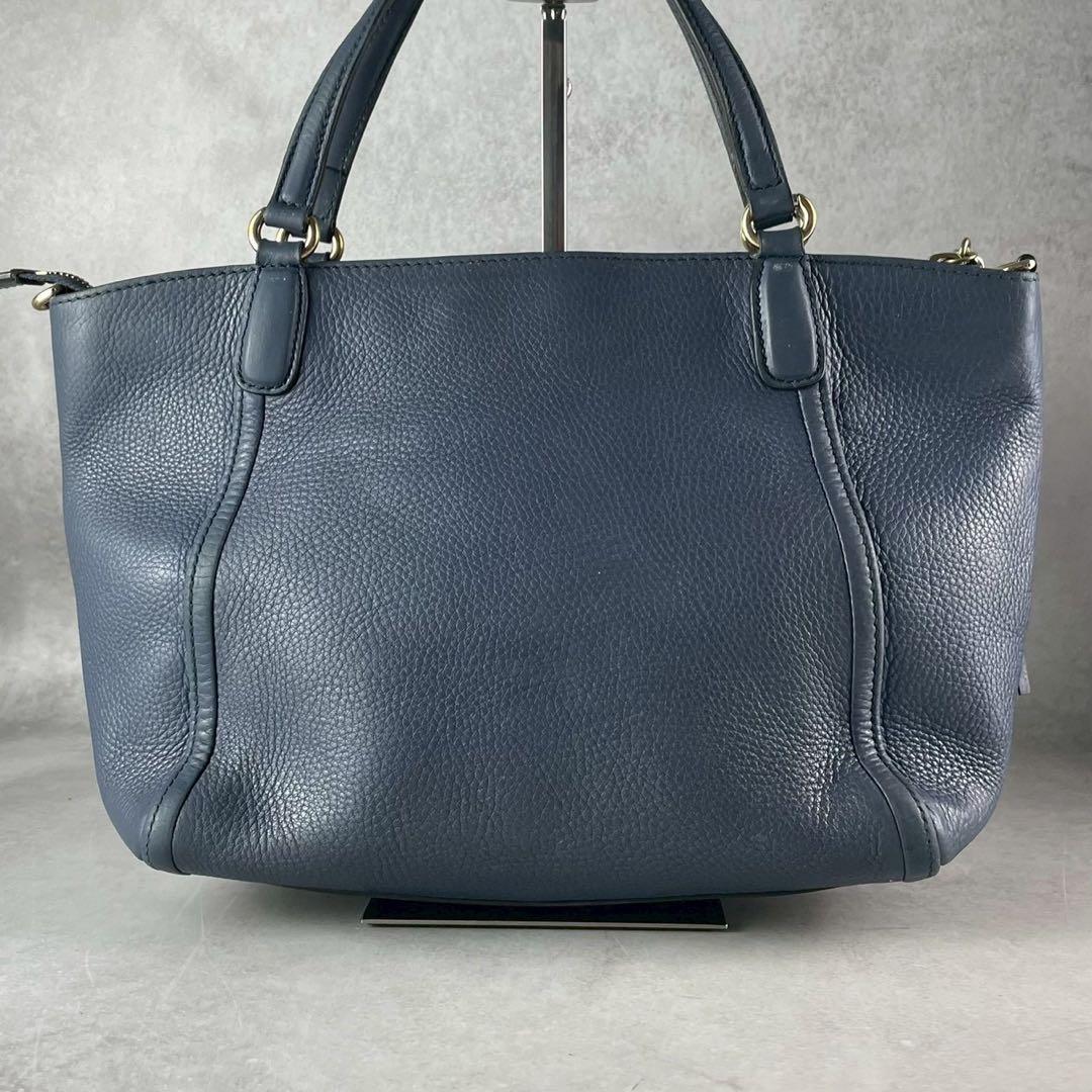 美品 GUCCI グッチ ソーホー トートバッグ ショルダーバッグ レザー