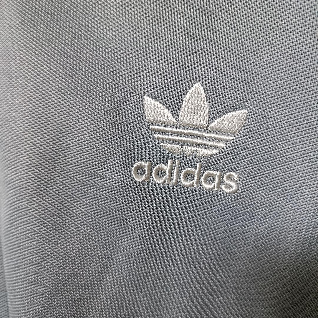 アディダス 灰 ベッケンバウアー トラックジャケット 男性M ジャージ 立襟