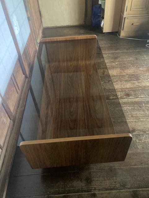 大型ガラステーブル ロングローテーブル最終値下げ断行