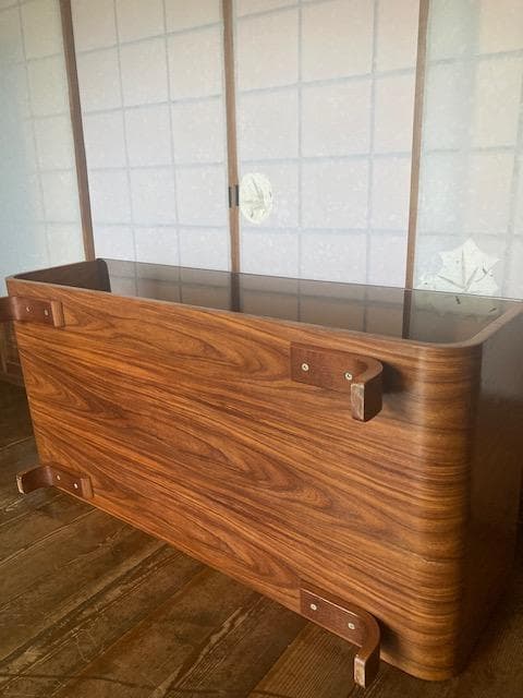 大型ガラステーブル ロングローテーブル最終値下げ断行