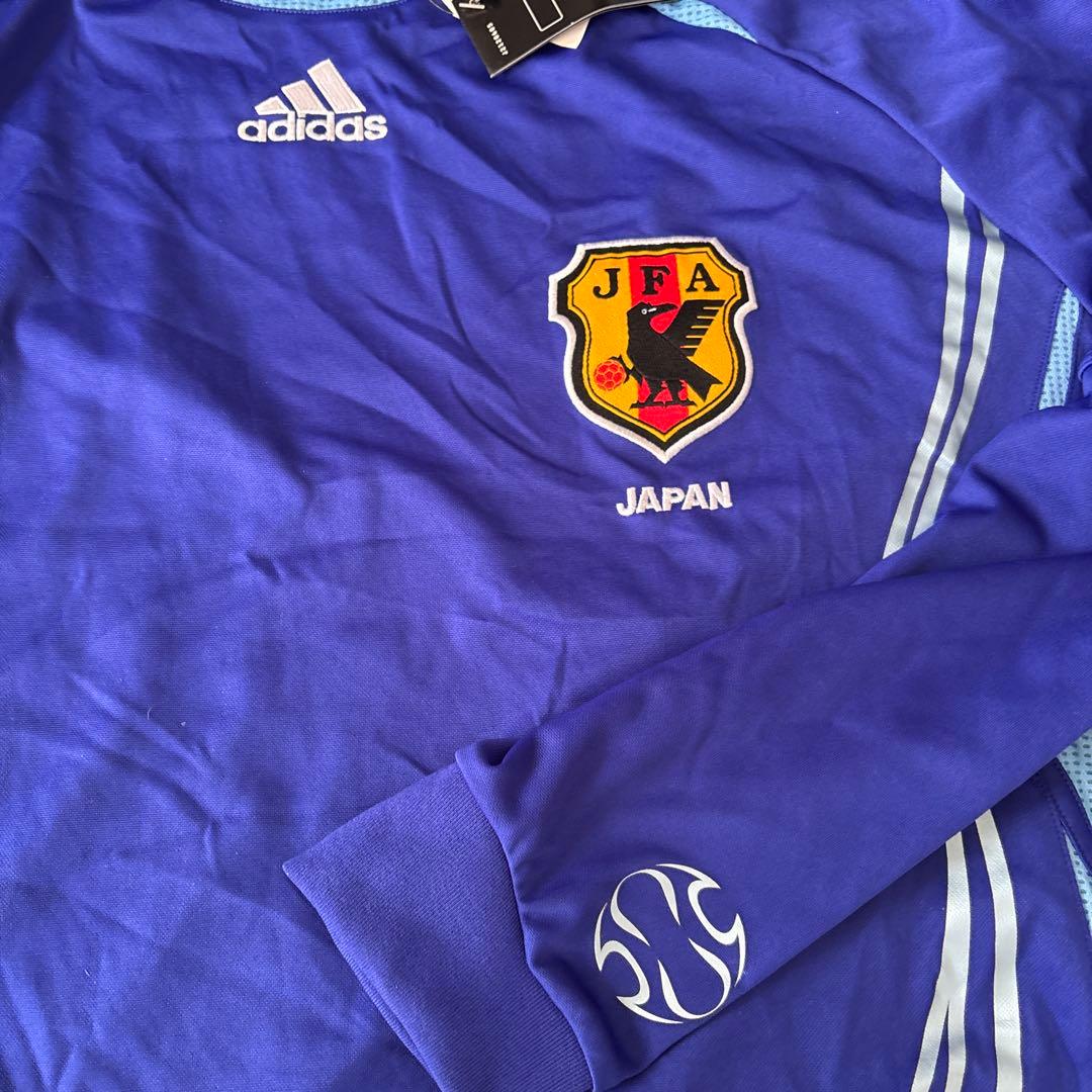 新品限定！アディダス日本代表ホーム長袖ユニフォーム4XO/ジーコJAPAN闘莉王