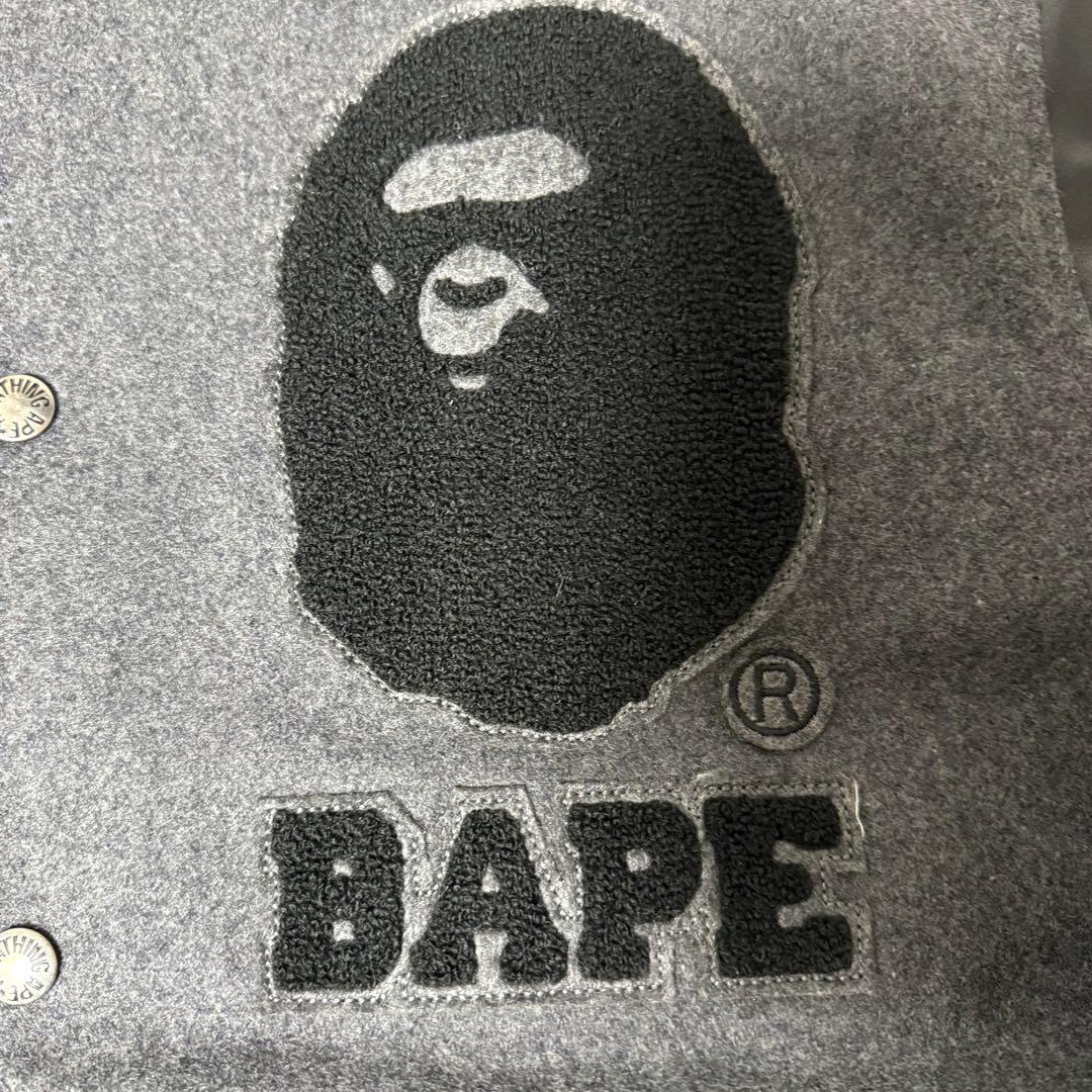BAPE X undefeated VARSITY JACKET スタジャン