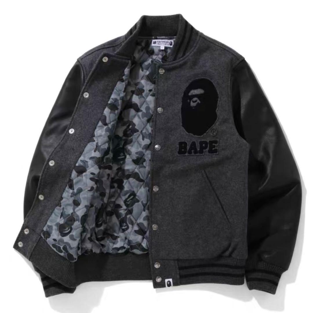 BAPE X undefeated VARSITY JACKET スタジャン