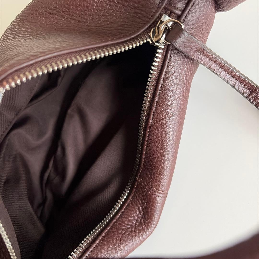 todayfull トゥデイフル Leather Wrap Bag バーガンディ