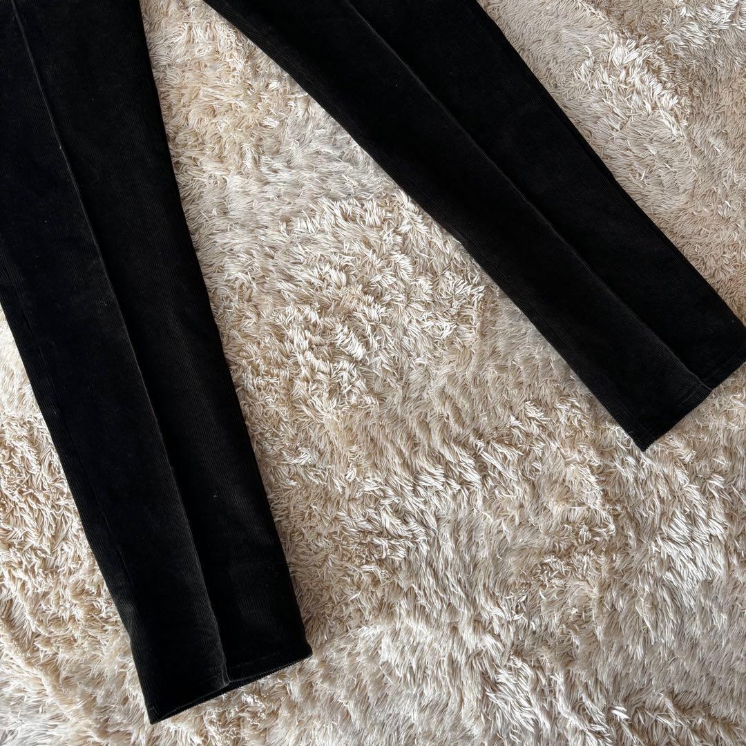 【美品】ジャブスアルキヴィオ マサッチョ コーデュロイブラック 永久クリース46