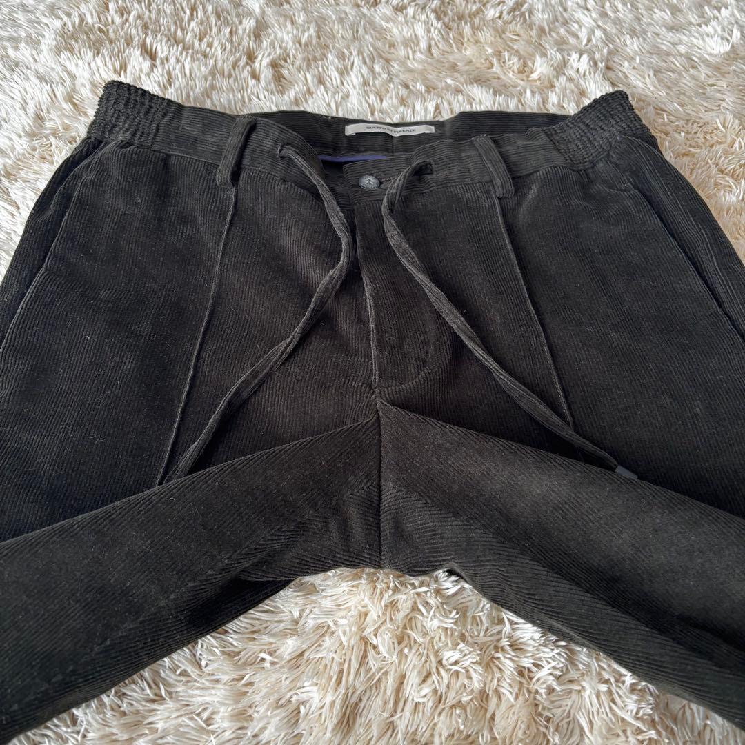 【美品】ジャブスアルキヴィオ マサッチョ コーデュロイブラック 永久クリース46