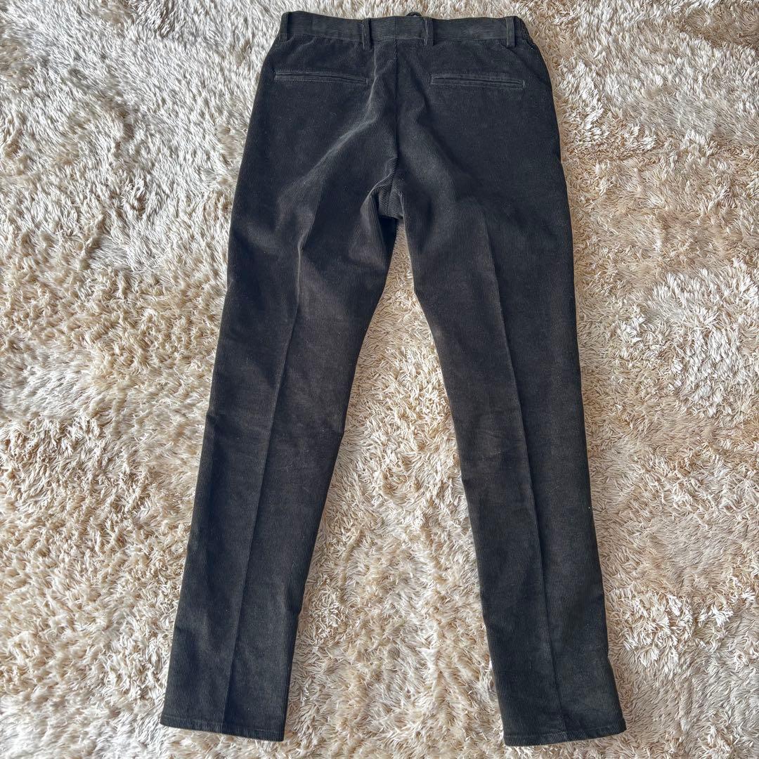 【美品】ジャブスアルキヴィオ マサッチョ コーデュロイブラック 永久クリース46