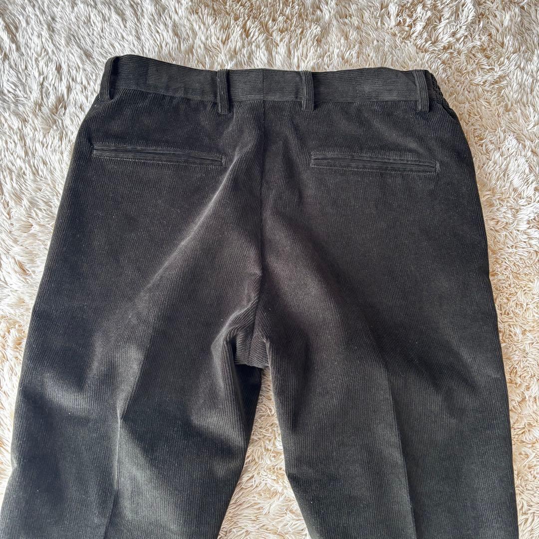 【美品】ジャブスアルキヴィオ マサッチョ コーデュロイブラック 永久クリース46