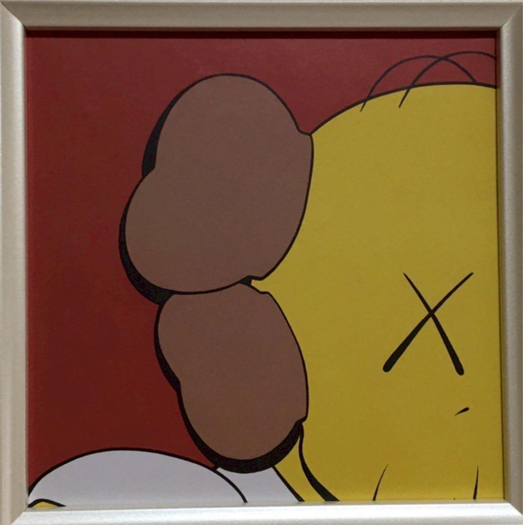 絵画/近代ポップアート/巨匠 /KAWS (カウズ) /インテリアアート/額装品