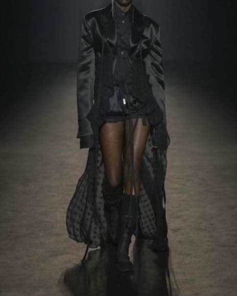 最終値下げ anndemeulemeester AW24 サテンショートパンツ