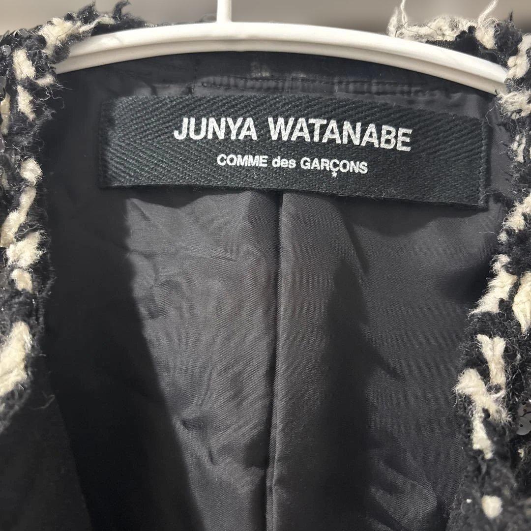 ジュンヤワタナベ　コムデギャルソン　ツィードジャケット　スパンコール