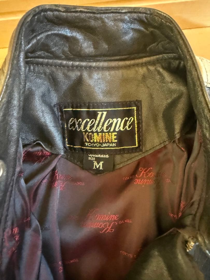 ビンテージ　コミネ　革ツナギ　レザー　バイクウェア　旧車　Sサイズ相当