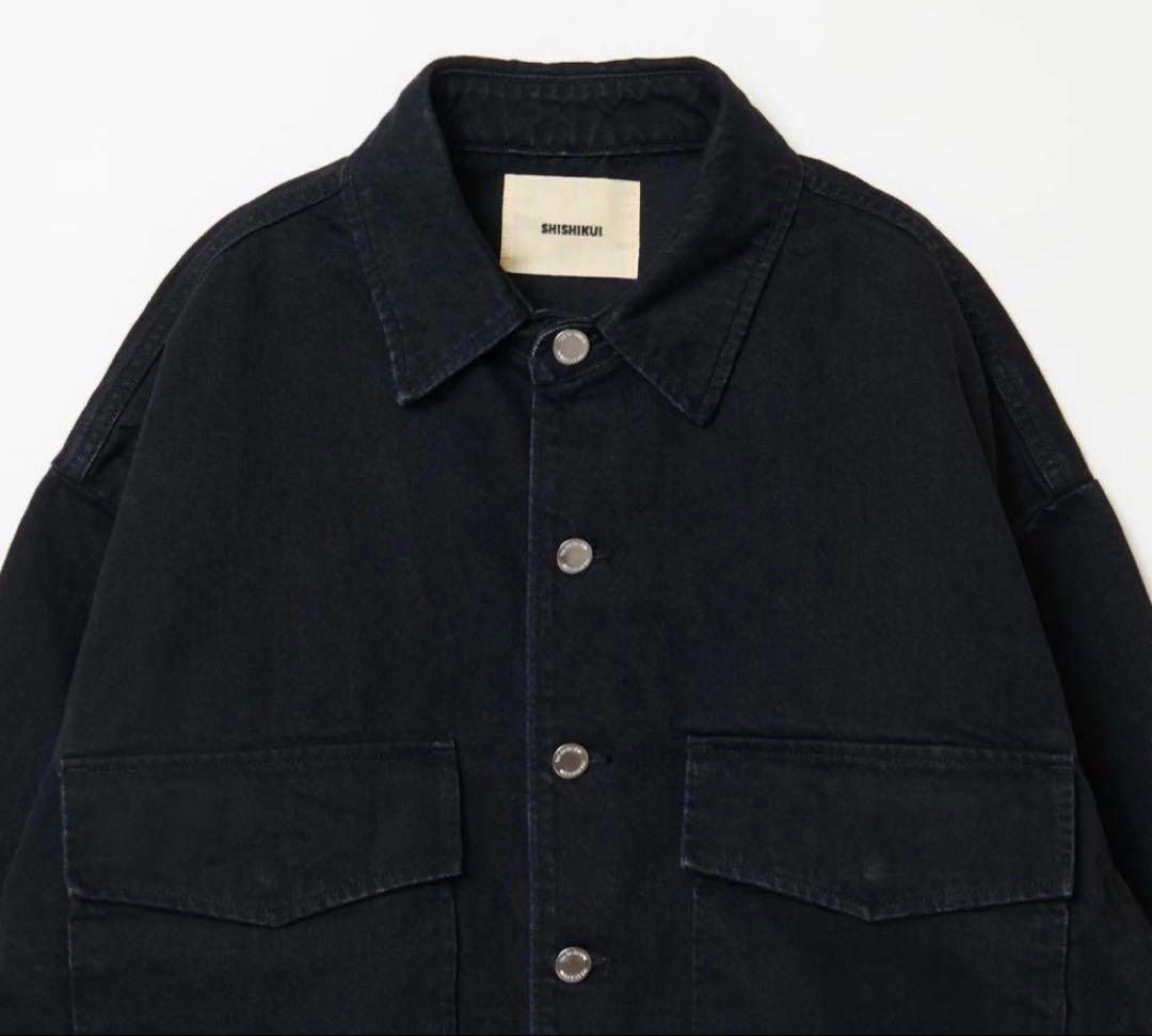 最終値下げ！shishikui Denim Ja / BLACK