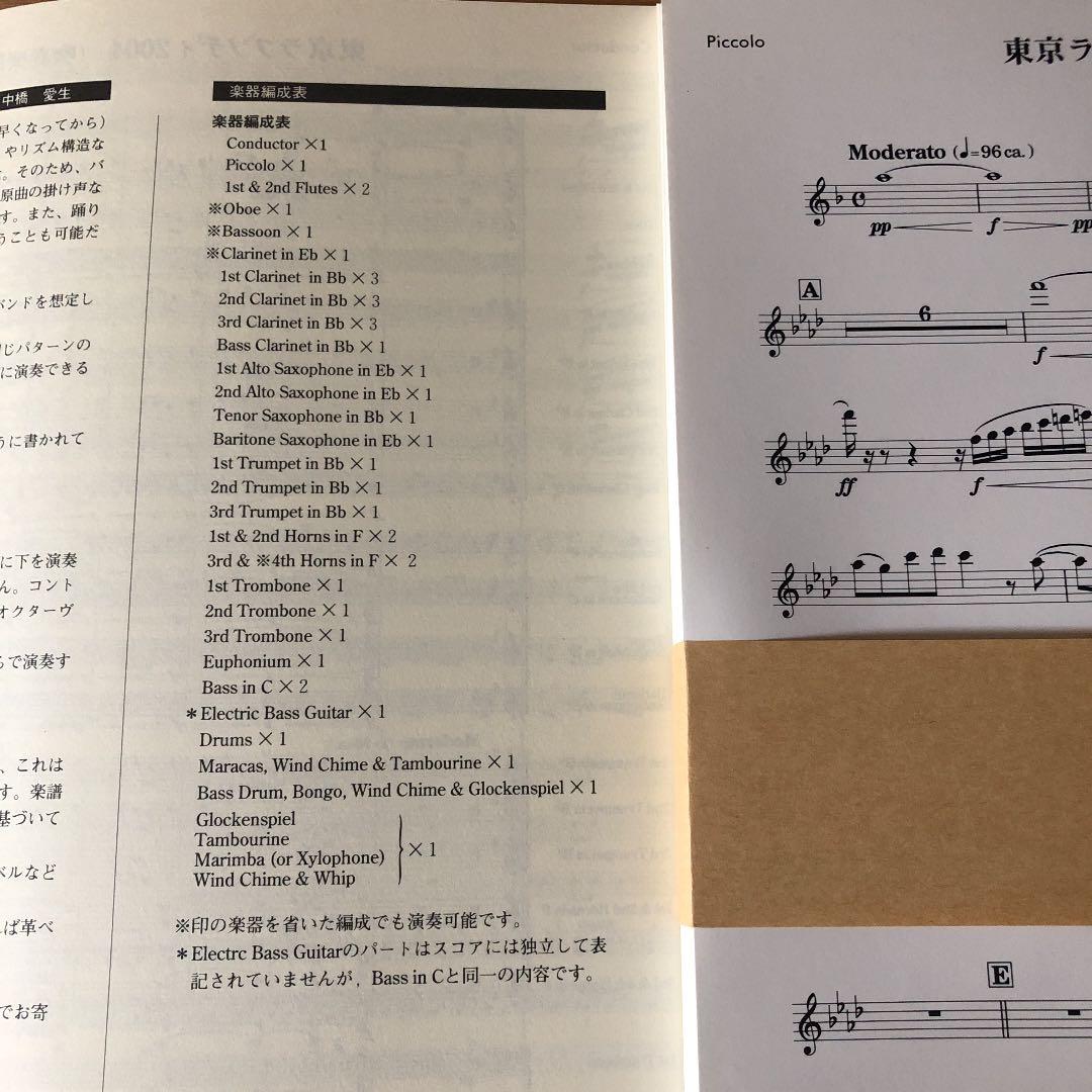 東京ラプソディー　2004 吹奏楽版