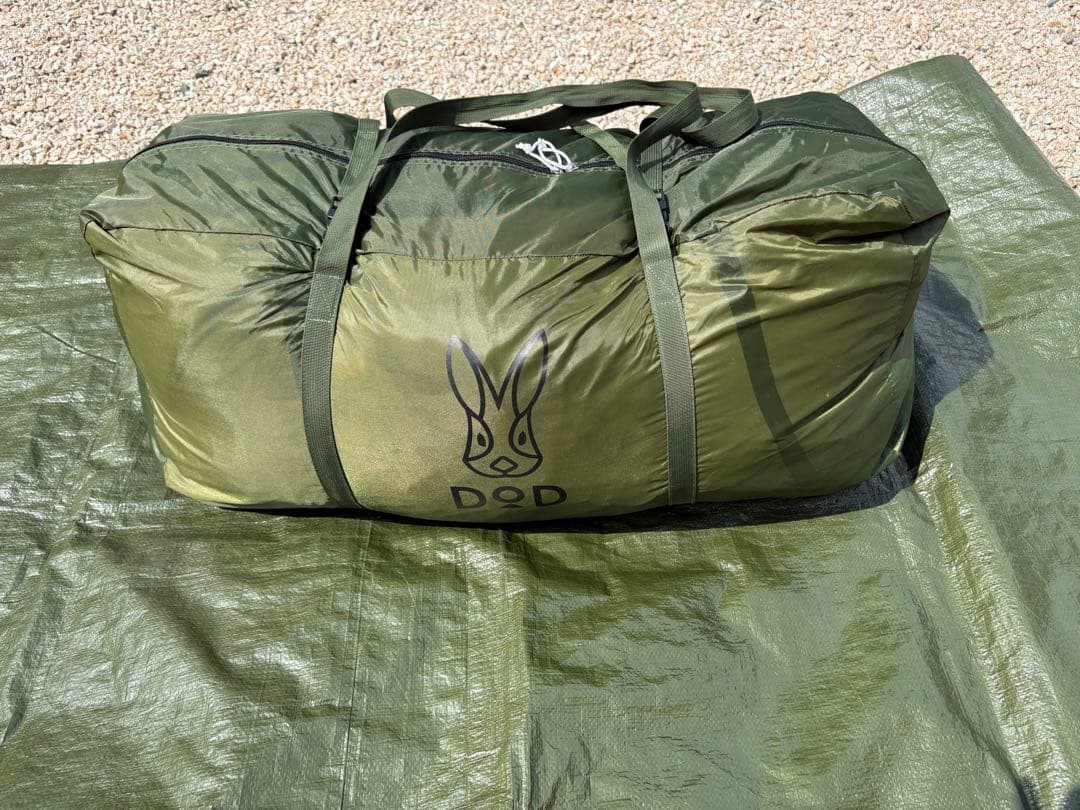 DOD カマボコテント3S カーキ 状態良好