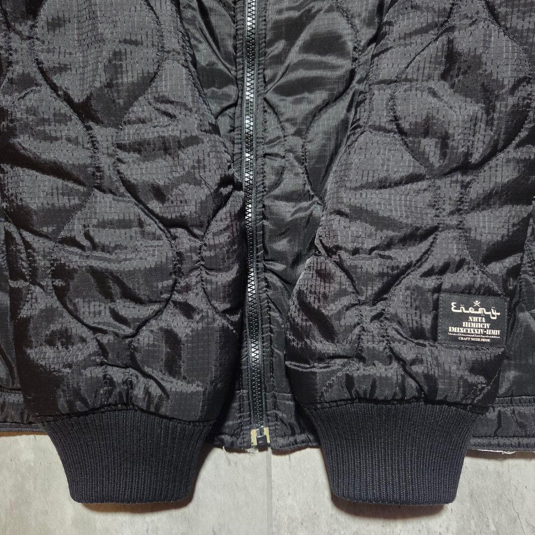 古着 NEIGHBORHOOD リバーシブルスタジャンキルティング両面刺繍 黒M