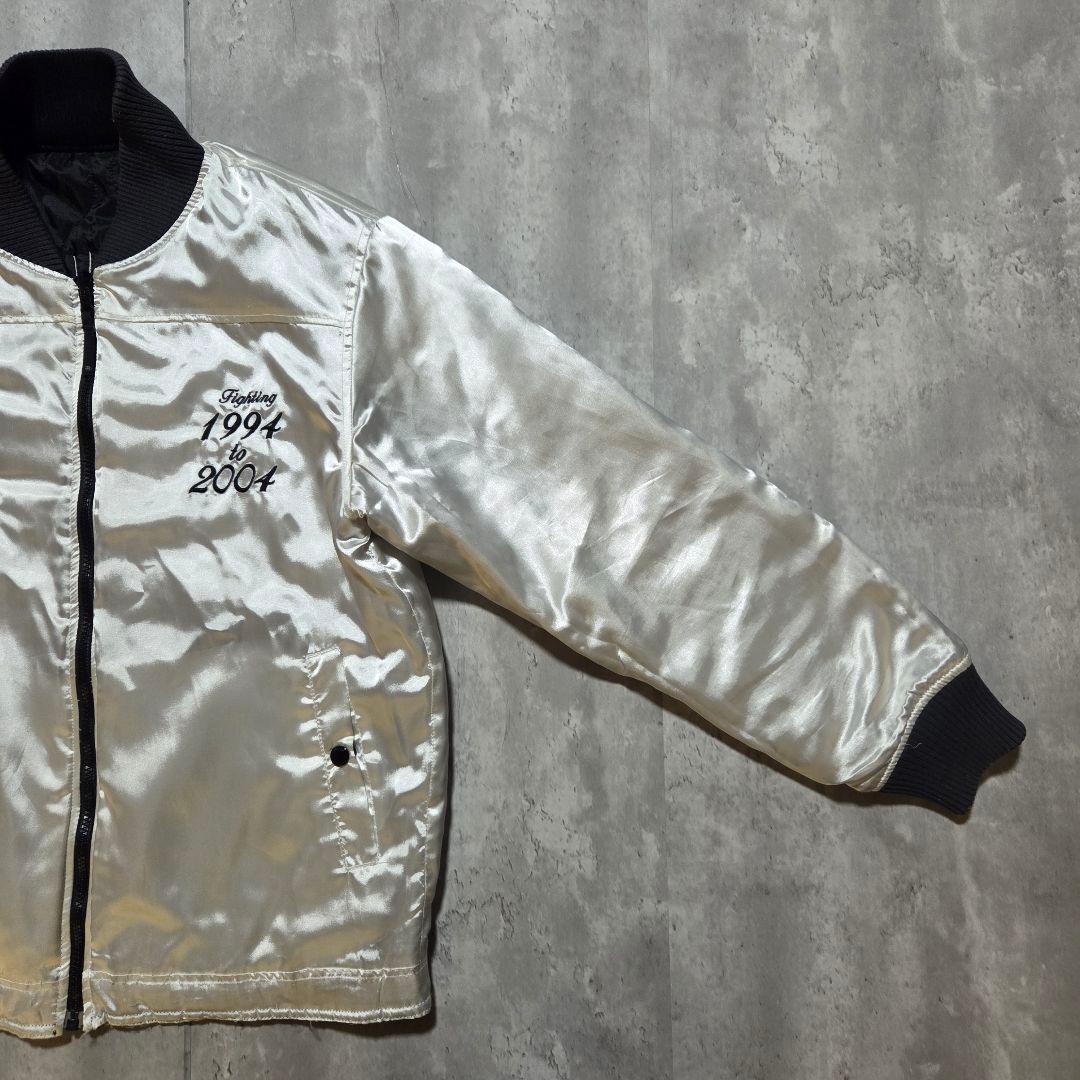 古着 NEIGHBORHOOD リバーシブルスタジャンキルティング両面刺繍 黒M