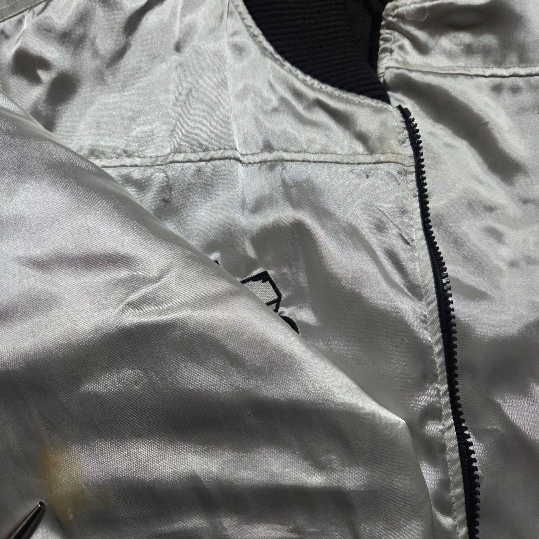 古着 NEIGHBORHOOD リバーシブルスタジャンキルティング両面刺繍 黒M