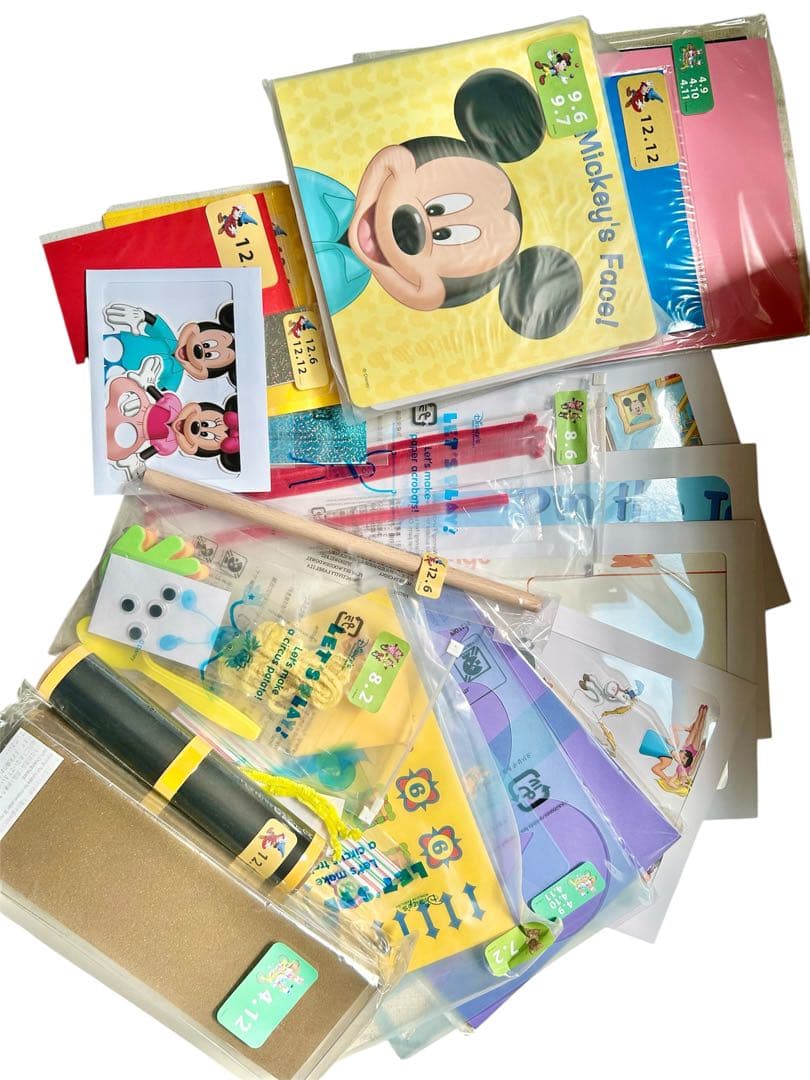 レッツプレイ　DWE ディズニー英語システム　プレイセット　DVD 未開封品多数