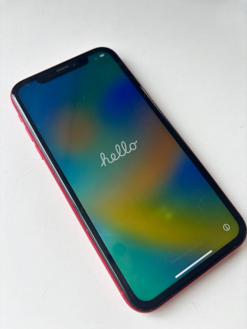 iPhone XR 64GB 赤 simフリー 本体のみ