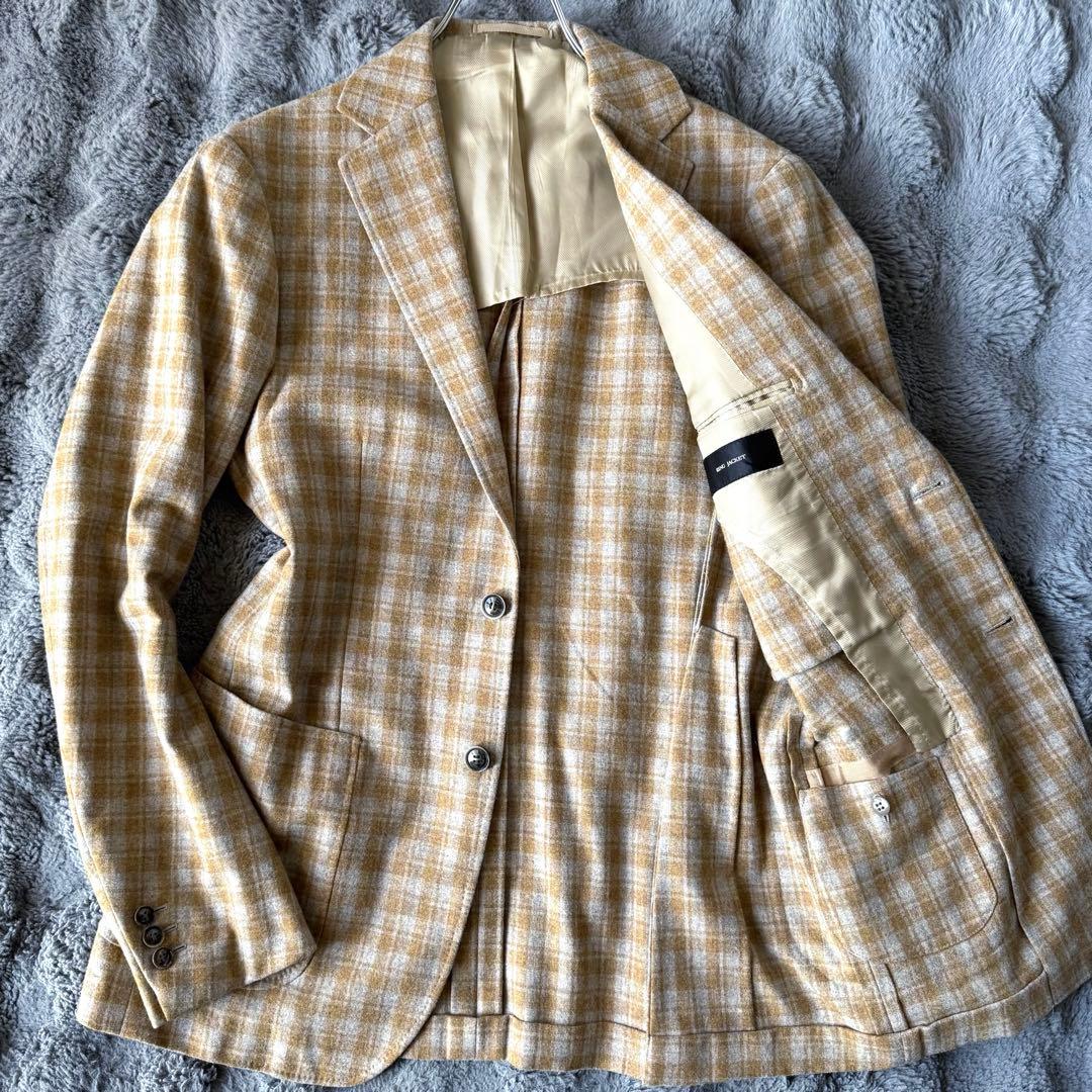 CEEKAYさまRING JACKET イエロー チェック テーラードジャケット