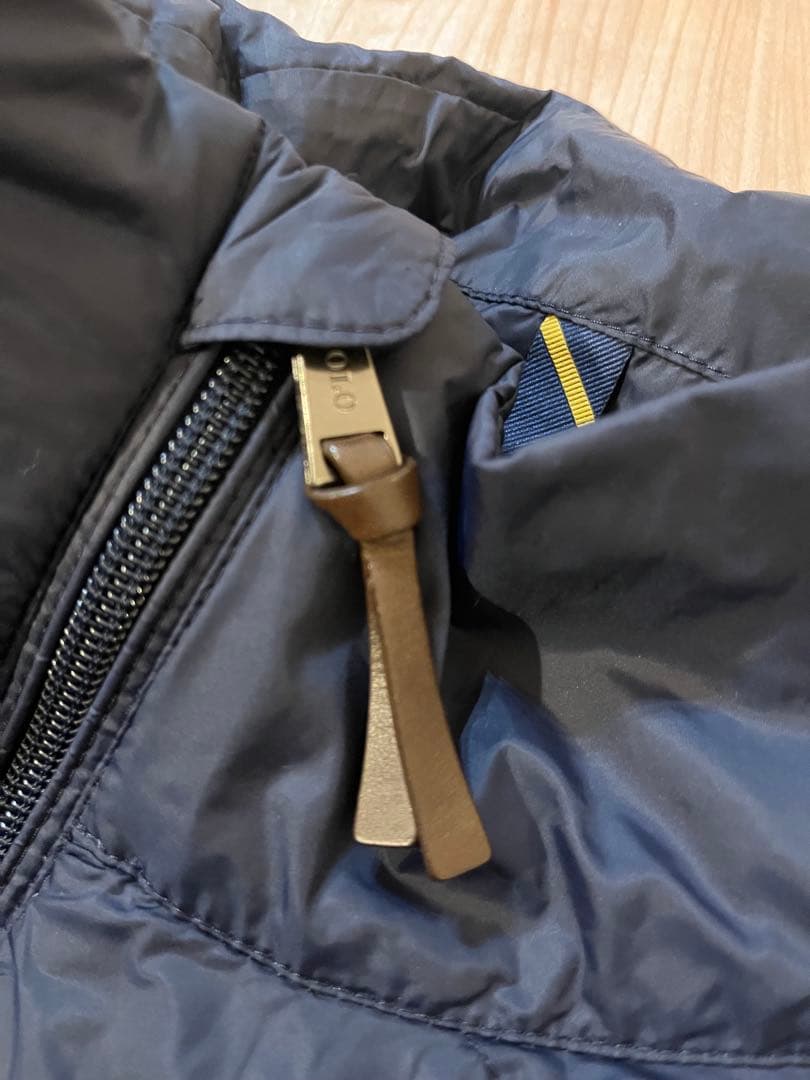 【当日または翌日発送】 Polo ラルフローレン ネイビー ダウンベスト M