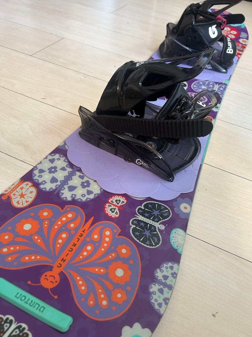 【女の子/キッズ】BURTON 115cm ボード ブーツ ビンディングセット