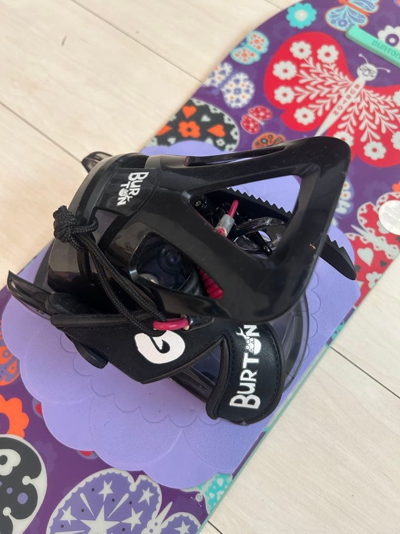 【女の子/キッズ】BURTON 115cm ボード ブーツ ビンディングセット