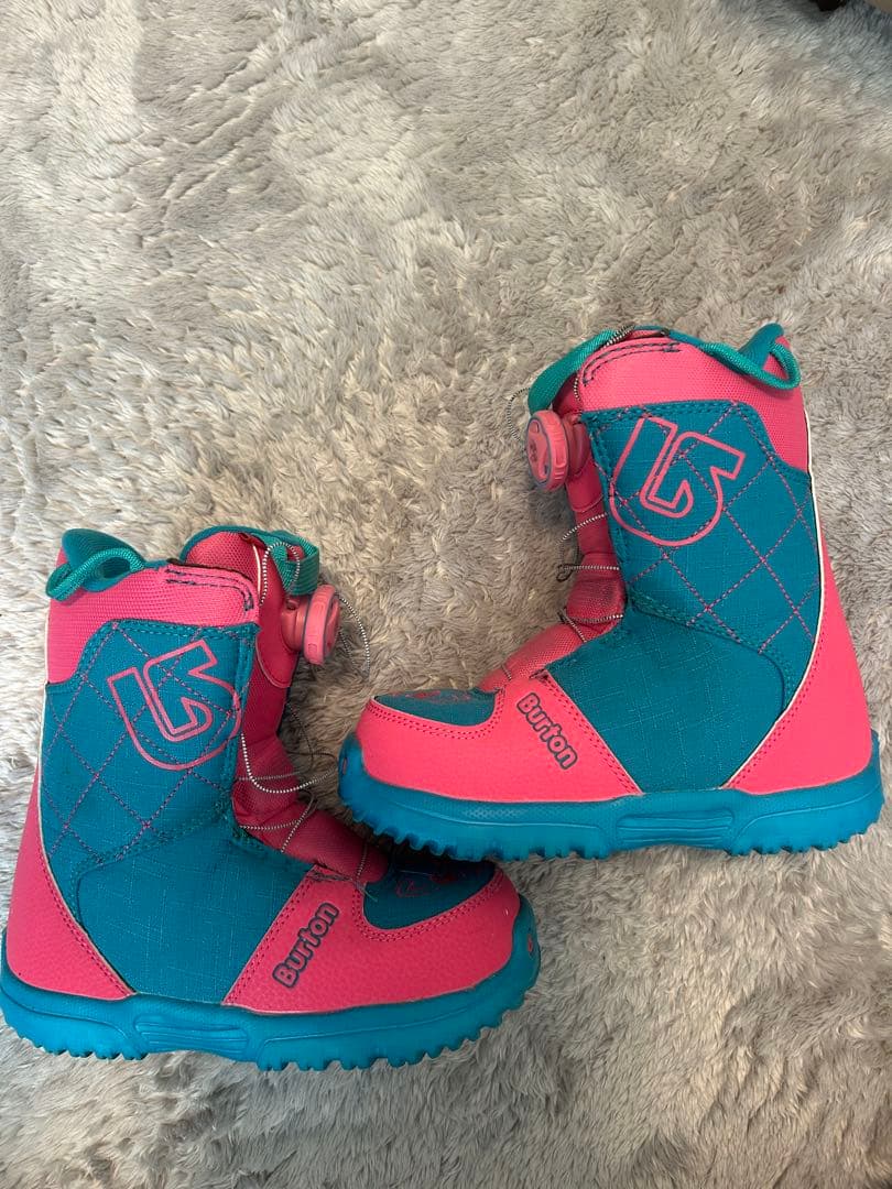 【女の子/キッズ】BURTON 115cm ボード ブーツ ビンディングセット